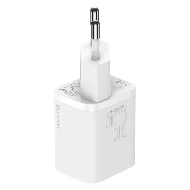Сетевое зарядное устройство Baseus Super Si 25W White (TZCCSUP-L02) фото-3