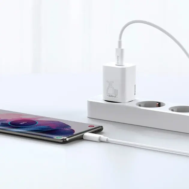 Сетевое зарядное устройство Baseus Super Si 25W White (TZCCSUP-L02) фото-8