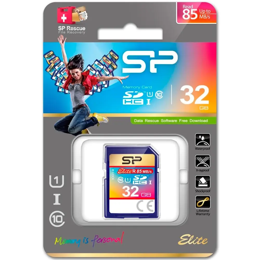 Карта памяти Silicon Power SDHC 32GB Elite UHS-I U1 фото-2
