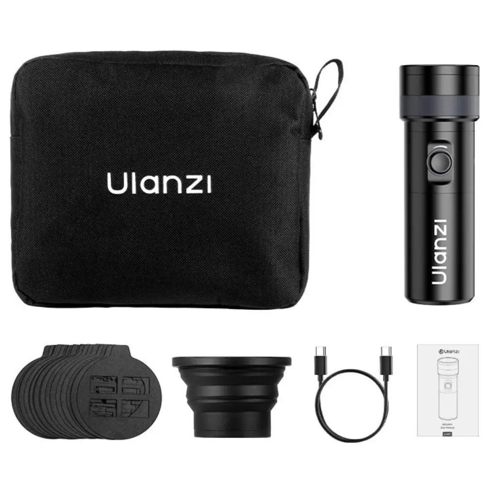 Фотофонарь Ulanzi LM01 V2 Photography Flashlight, 10 Вт, RGB (фонарь фотографа) фото-3