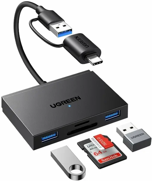 Картридер Ugreen CM812 Black (45167) - фото2