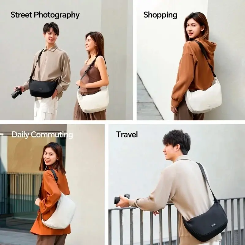 Сумка Ulanzi HMN1 Crossbody Bag Light, черная фото-6
