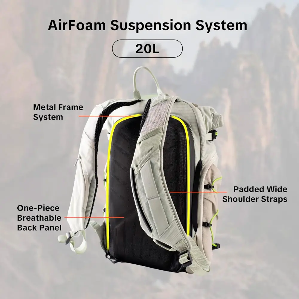 Рюкзак PGYTECH OnePro Ultralight Backpack 20L, цвет: Space Black фото-6 Рюкзак PGYTECH OnePro Ultralight Backpack 20L, цвет: Space Black фото-6