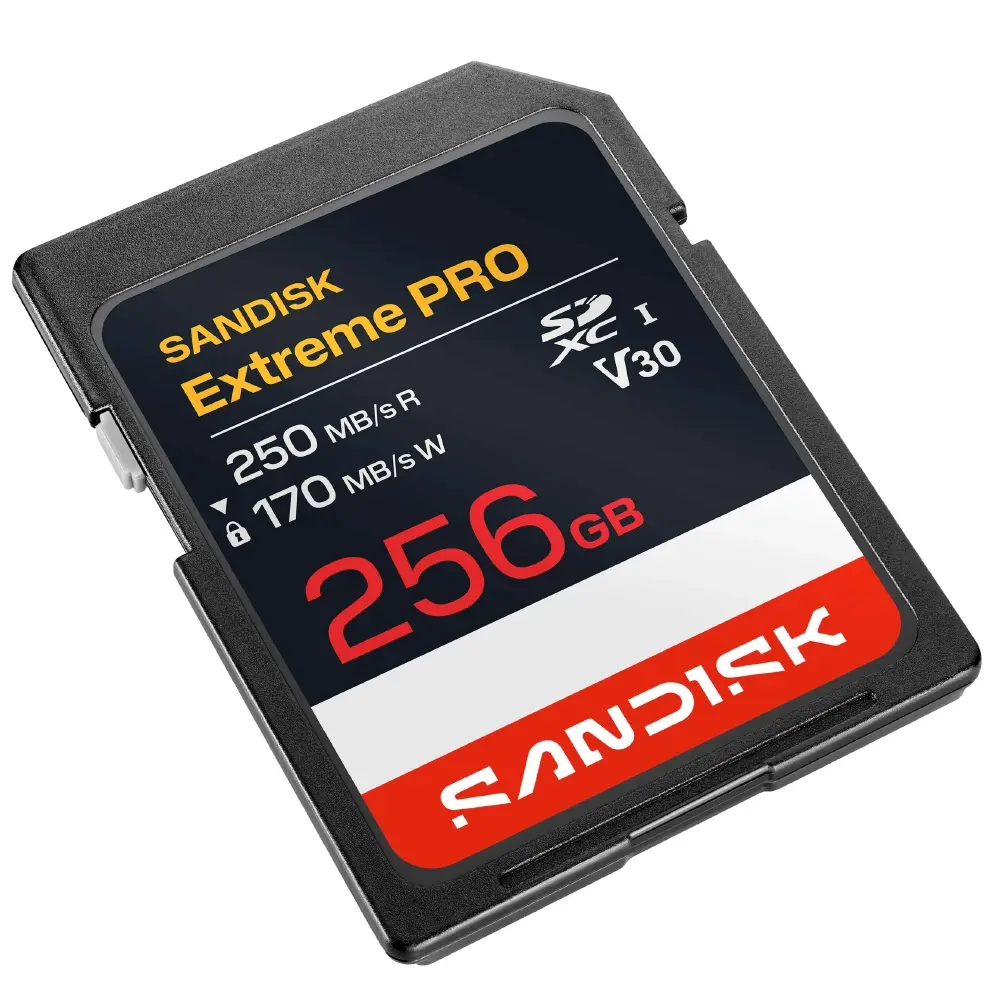 Карта памяти SanDisk SDXC 256GB Extreme Pro UHS-I V30 U3 R250/W170 МБ/с фото-3