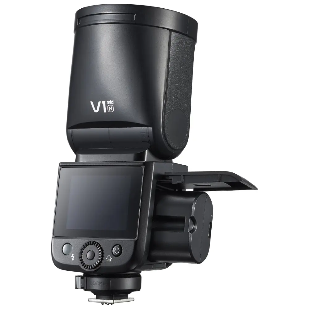 Вспышка накамерная Godox V1mid N TTL с круглой головкой для Nikon фото-6