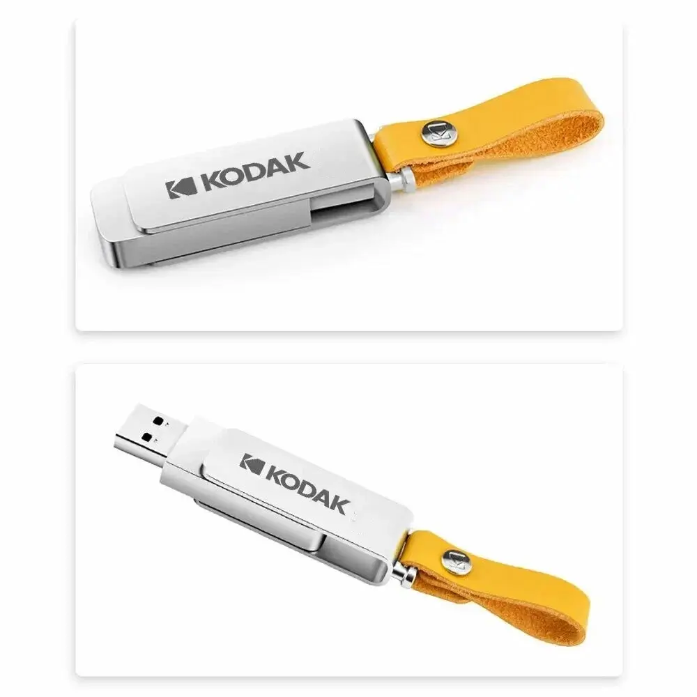 Флеш-накопитель Kodak K133 64GB USB 3.1 Gen1, R/W 70/18 МБ/с металлический с ремешком фото-5
