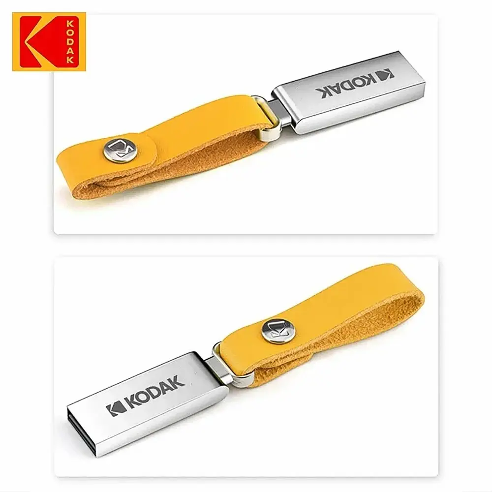Флеш-накопитель Kodak K122 64GB USB 2.0, R/W 30/10 МБ/с металлический с ремешком - фото2