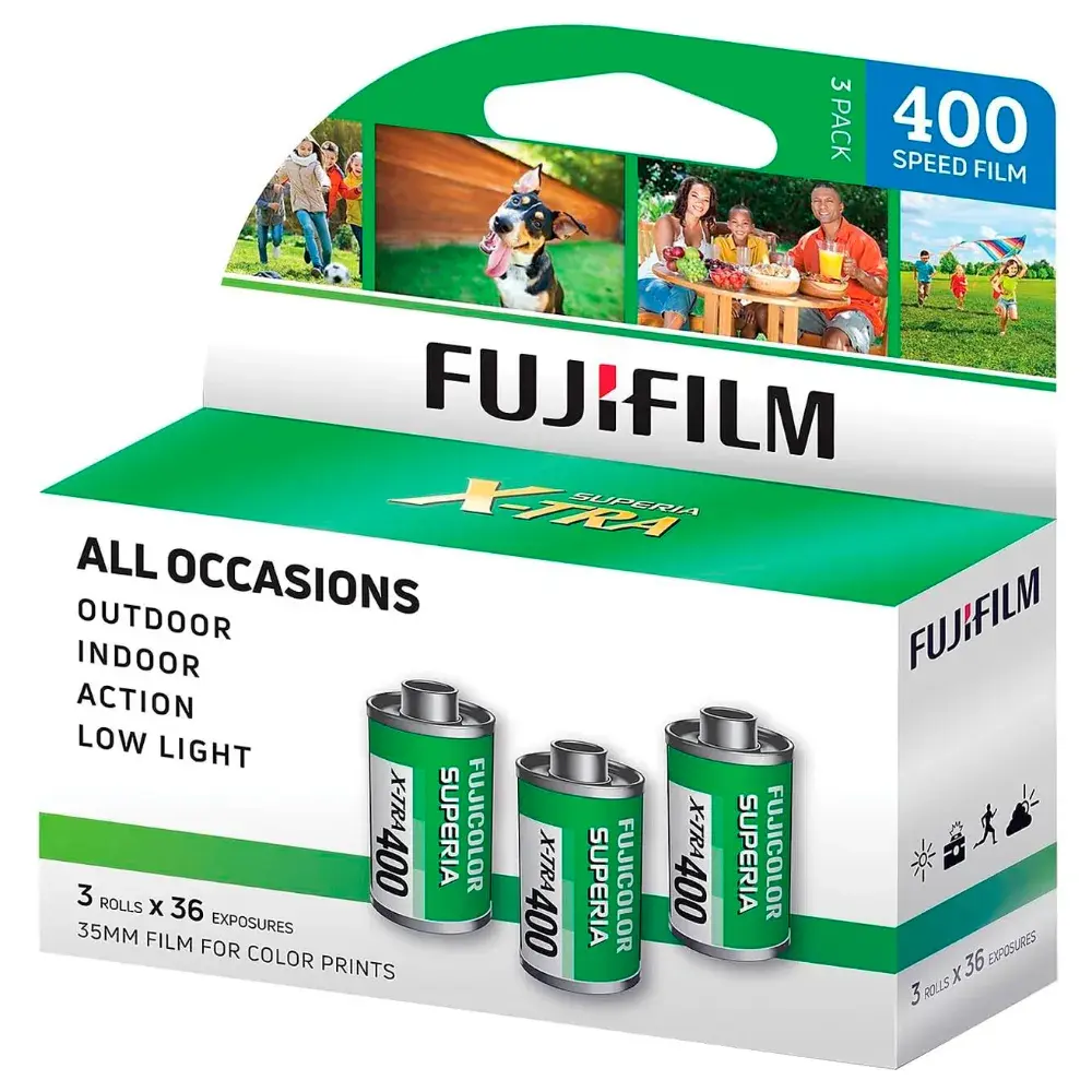 Фотопленка Fujifilm 400 Color Negative Film, 36 кадров, упаковка 3 шт. Фотопленка Fujifilm 400 Color Negative Film, 36 кадров, упаковка 3 шт.
