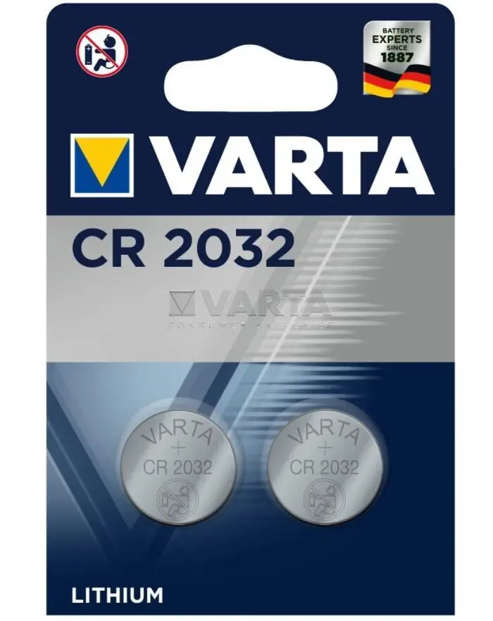 Батарейка Varta CR 2032 BLI 2 pcs/Pack - фото1 Батарейка Varta CR 2032 BLI 2 pcs/Pack - фото1