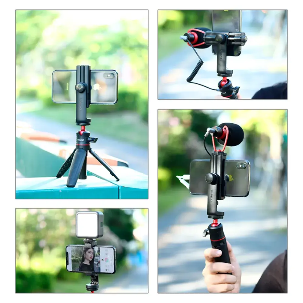 Держатель для телефона Ulanzi ST-17 Phone Clip, поворотный фото-9 Держатель для телефона Ulanzi ST-17 Phone Clip, поворотный фото-9