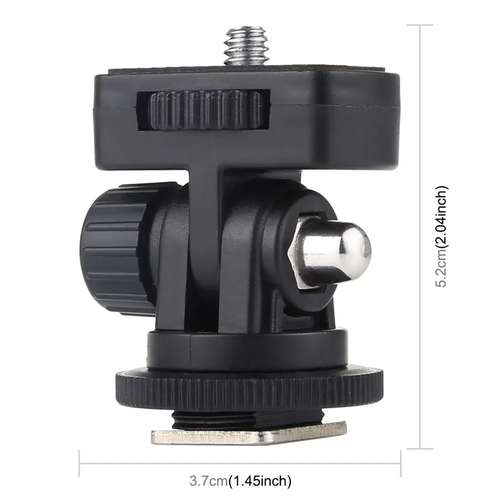 Адаптер Puluz PU414, 1/4" в башмак, наклонный фото-2