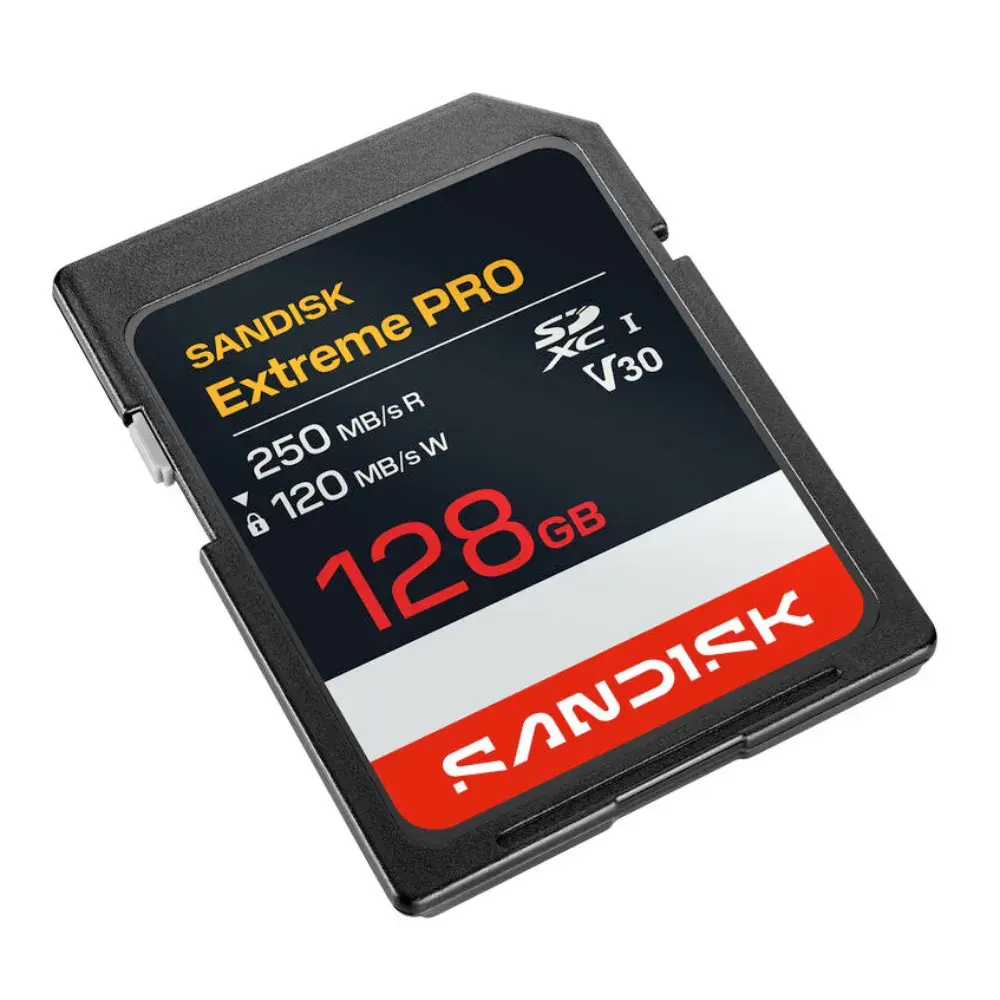 Карта памяти SanDisk SDXC 128GB Extreme Pro UHS-I V30 U3 R250/W120 МБ/с фото-3 Карта памяти SanDisk SDXC 128GB Extreme Pro UHS-I V30 U3 R250/W120 МБ/с фото-3