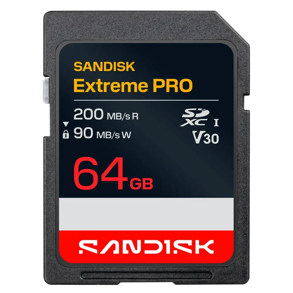 Карта памяти SanDisk SDXC 64GB Extreme Pro UHS-I V30 200/90 Mb/s Карта памяти SanDisk SDXC 64GB Extreme Pro UHS-I V30 200/90 Mb/s