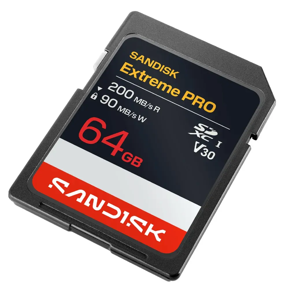 Карта памяти SanDisk SDXC 64GB Extreme Pro UHS-I V30 200/90 Mb/s фото-3 Карта памяти SanDisk SDXC 64GB Extreme Pro UHS-I V30 200/90 Mb/s фото-3