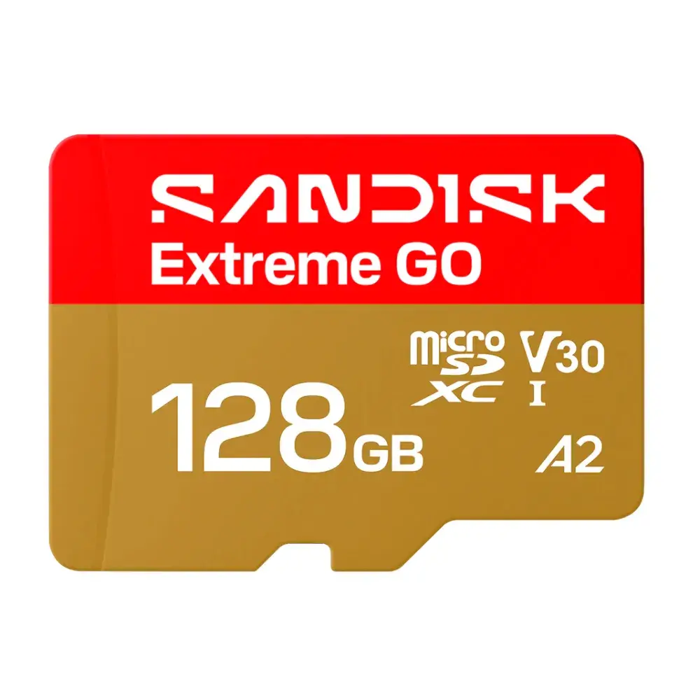 Карта памяти SanDisk MicroSDXC 128GB Extreme GO UHS-I V30 A2 240/120 МБ/с Карта памяти SanDisk MicroSDXC 128GB Extreme GO UHS-I V30 A2 240/120 МБ/с