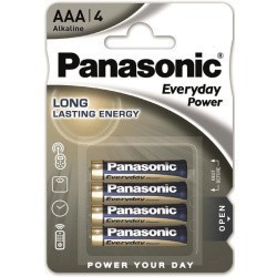 Батарейки Panasonic Everyday Power AAA щелочные в блистере 4шт LR03EPS/4BP