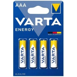 Батарейка AAA LR03 Varta ENERGY 4103 Алкалайн блистер 4 шт.- фото