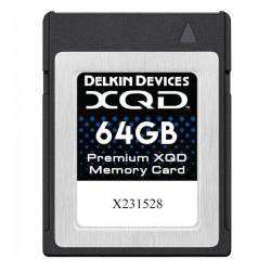 Карта памяти Delkin Devices Premium XQD 64GB 2933X 440R/400W- фото