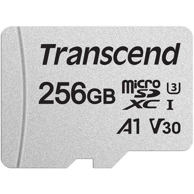Карта памяти Transcend SDXC Micro 256Gb UHS-I U3 A1 + переходник на SD (TS256GUSD300S-A)- фото2