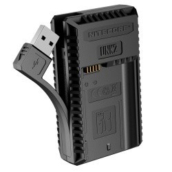 Зарядное устройство Nitecore UNK2 с 2 слотами для аккумуляторов Nikon EN-EL15 EN-EL15a EN-EL15b (UNK2120919)