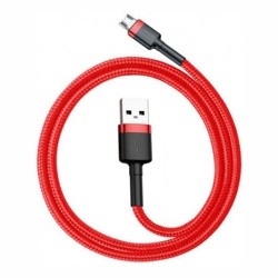 Кабель Baseus cafule USB для Micro 1M красный CAMKLF-B09- фото5