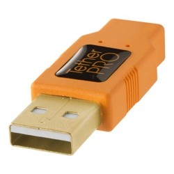 Кабель Tether Tools TetherPro USB 2.0 to Micro-B 5-Pin 4.6m Orange (CU5430ORG)- фото2