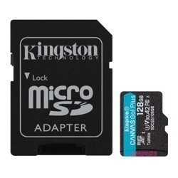 Карта памяти Kingston Canvas Go! Plus microSDXC 128GB (SDCG3/128GB)- фото