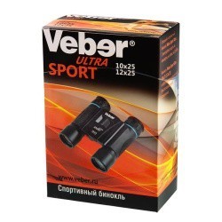 Бинокль Veber Ultra Sport БН 12x25 черный- фото4