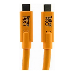 Кабель Tether Tools TetherPro USB-C to USB-C 3m Orange (CUC10-ORG)- фото2