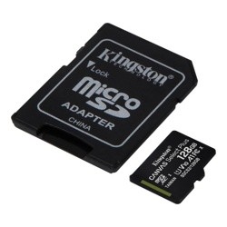Карта памяти Kingston Canvas Select Plus microSDXC 128Gb (SDCS2/128GB) + SD адаптер- фото2