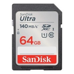 Карта памяти SanDisk 64 ГБ Ultra SDHC/SDXC UHS-I (SDSDUNB-064G-GN6IN)- фото