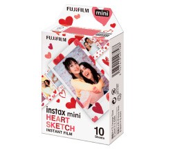 Фотопленка Fujifilm Instax Mini Heart Sketch (10 шт.)- фото