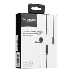 Saramonic LavMicro U1B Петличный микрофон с кабелем 6м, разъем Lighting (iPhone)- фото3