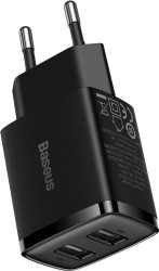 Сетевое зарядное устройство Baseus Compact 10.5W EU Black (CCXJ010201)- фото5