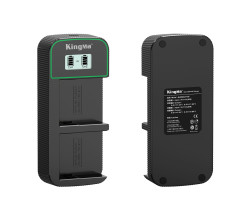 Зарядное устройство Kingma BM058Q-F550, для 2х Sony NP-F, дисплей, USB Type-C- фото2