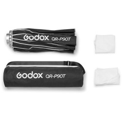 Софтбокс Godox QR-P90T параболический быстроскладной (31289)- фото6