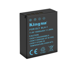 Аккумулятор Kingma BLH-1, 1600 мАч (аналог Olympus BLH-1)