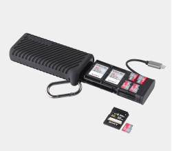 Карт-ридер PGYTECH CreateMate High-speed Card Reader Case, SD / microSD, черный (P-GM-163)- фото2