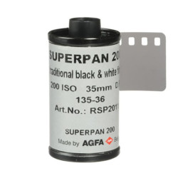 Фотопленка Rollei Superpan 200/36 ч/б негативная- фото