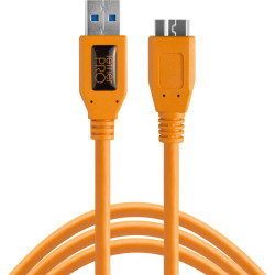 Комплект Tether Tools Starter Tethering Kit with USB 3.0 Type-A to Micro-B Cable (15', Orange)- фото2