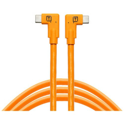 Кабель Tether Tools TetherPro USB-C Right Angle to USB-C Right Angle 4.6m Orange [CUC15RT2RT-ORG]- фото