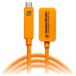 Кабель-удлинитель Tether Tools TetherPro USB-C to USB-С Adapter 4.6m Orange [TBPRO3-ORG]- фото