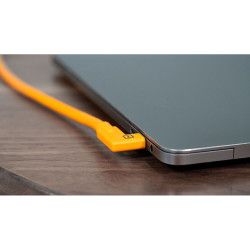 Кабель Tether Tools TetherPro USB-C Right Angle to USB-C Right Angle 4.6m Orange [CUC15RT2RT-ORG]- фото6