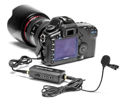Saramonic LavMic адаптер с нагрудным микрофоном для камер и смартфонов (2 входа 3,5 мм)- фото4