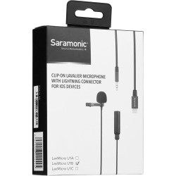 Saramonic LavMicro U1B Петличный микрофон с кабелем 6м, разъем Lighting (iPhone)- фото9