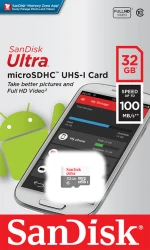 Карта памяти SanDisk microSDHC Ultra 32GB Class 10 UHS-I- фото2