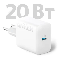 Сетевое зарядное устройство ANKER 312 USB-C 20W (A2347), с кабелем - фото3