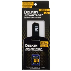 Комплект Delkin Devices Advantage SD Reader and Card Bundle 256GB - фото