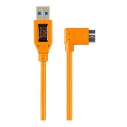 Кабель Tether Tools TetherPro USB 3.0 to Micro-B Right Angle 50cm Orange [CU61RT02-ORG]- фото