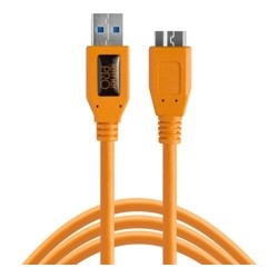 Комплект Tether Tools Starter Tethering Kit with USB 3.0 Type-A to Micro-B Cable (15', Orange)- фото2